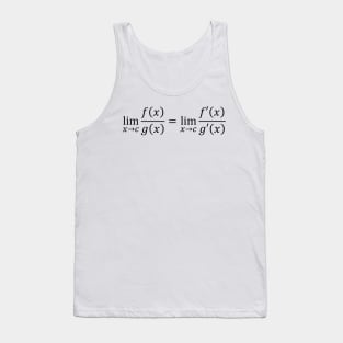 L'Hopital's Rule - Math And Calculus Basics Tank Top